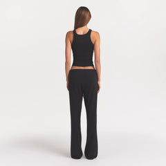 COTTON JERSEY STRAIGHT LEG PANT | SOOT