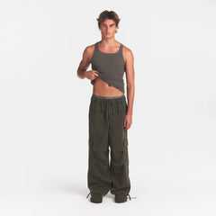 WOVEN MENS CARGO PANT | JUNGLE