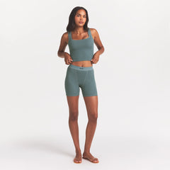 COTTON RIB BOXER | KYANITE