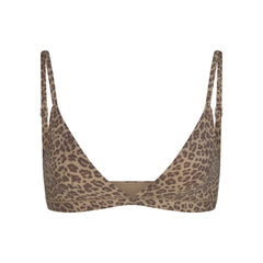 FITS EVERYBODY TRIANGLE BRALETTE | DESERT LEOPARD INK PRINT