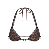 FITS EVERYBODY LACE MICRO BRALETTE | UMBER LEOPARD PRINT