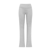 COTTON JERSEY FOLDOVER PANT | LIGHT HEATHER GREY