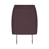 SKIMS BODY MINI GARTER SKIRT | RAISIN