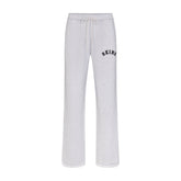 COTTON FLEECE LOGO CLASSIC STRAIGHT LEG PANT | LIGHT HEATHER GREY WITH ONYX LOGO