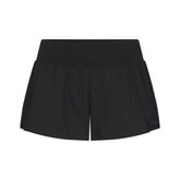 WOVEN COTTON FLUTTER SHORT | ONYX