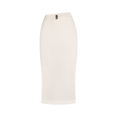 VETTESE X SKIMS SHEER MODAL MIDI SKIRT | ECRU