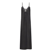 VOILE SLEEP LONG DRESS | ONYX