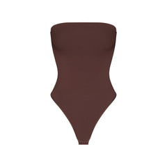SMOOTH LAYERS STRAPLESS BODYSUIT | COCOA