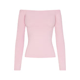 SMOOTH LAYERS OFF THE SHOULDER TOP | PEONY
