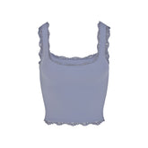 FITS EVERYBODY LACE TANK | SLATE TONAL