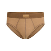 SKIMS COTTON MENS BRIEF | RUSSET