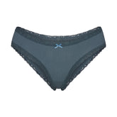 LIGHTWEIGHT COTTON POINTELLE LACE BRIEF | ZIRCON TONAL