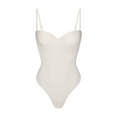 SKIMS BODY UNDERWIRE THONG BODYSUIT | IVORY