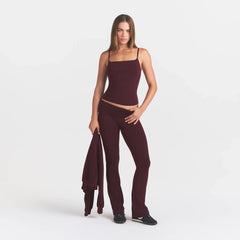 COTTON JERSEY CAMI | CURRANT