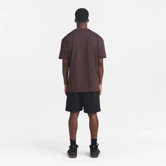 HEAVYWEIGHT COTTON MENS RELAXED T-SHIRT | RAISIN
