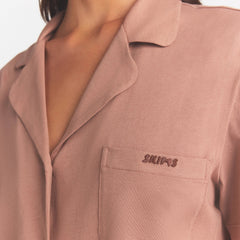 ORGANIC COTTON SLEEP SHORT SLEEVE SET | SIENNA