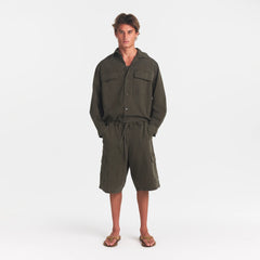 WOVEN MENS RELAXED SHIRT | JUNGLE