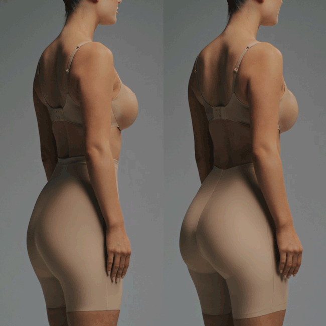 SKIMS BODY BUTT ENHANCING PADDED SHORT | SAND