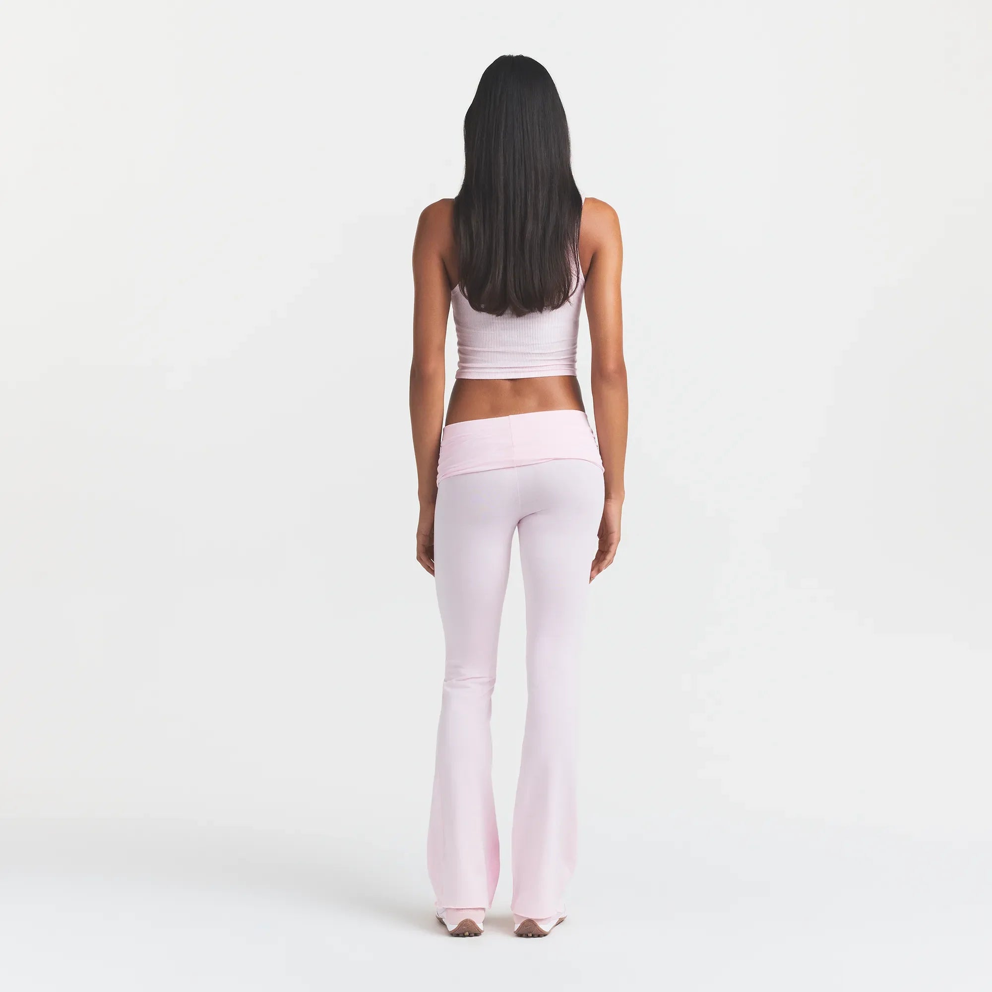 COTTON JERSEY FOLDOVER PANT | CHERRY BLOSSOM