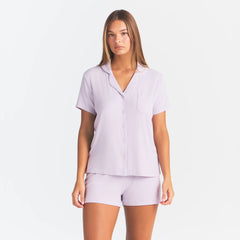 SOFT LOUNGE SHORT SLEEP SET | IRIS MICA