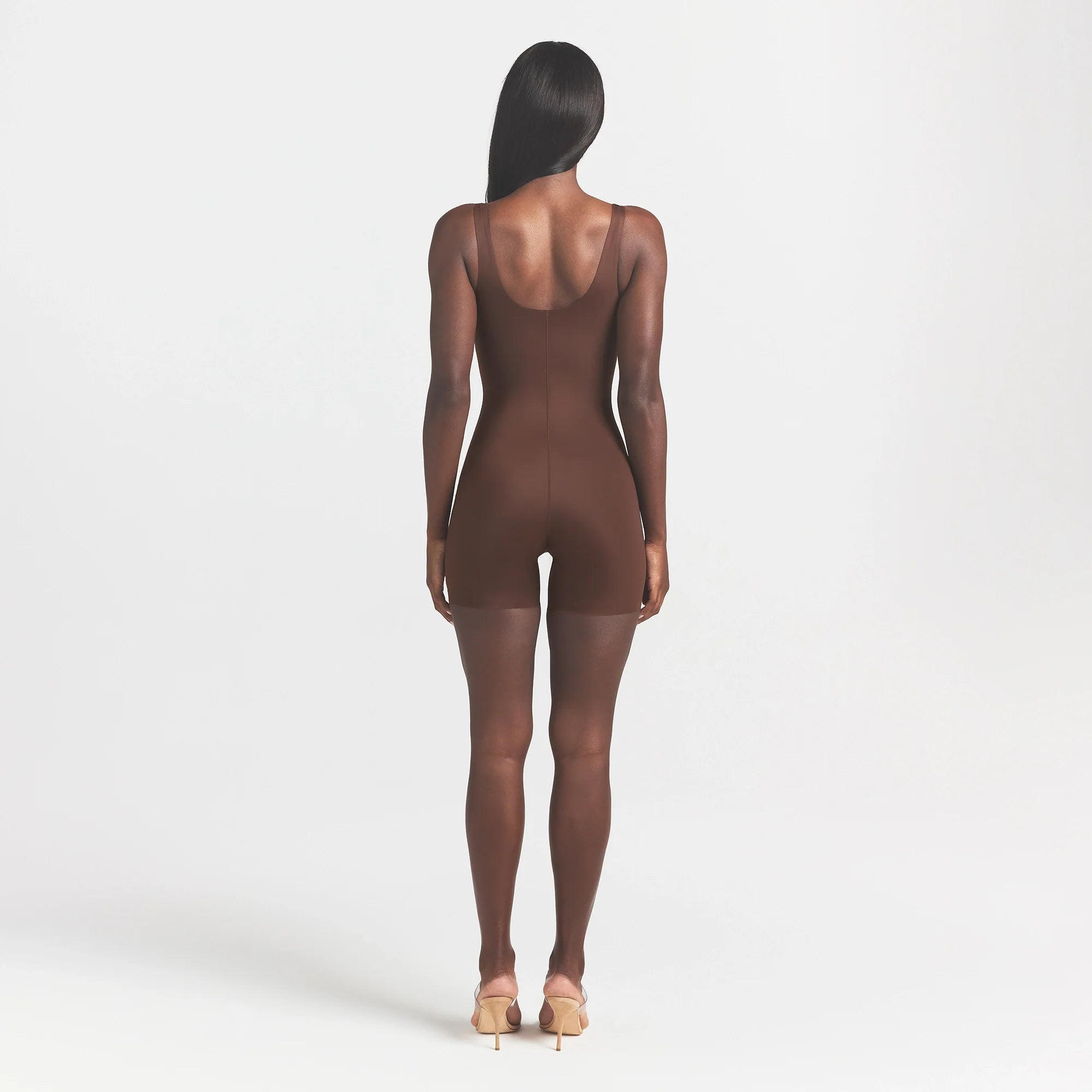 COOL SHAPEWEAR MID THIGH BODYSUIT | COCOA