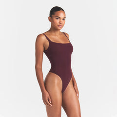 FITS EVERYBODY SQUARE NECK BODYSUIT | CURRANT