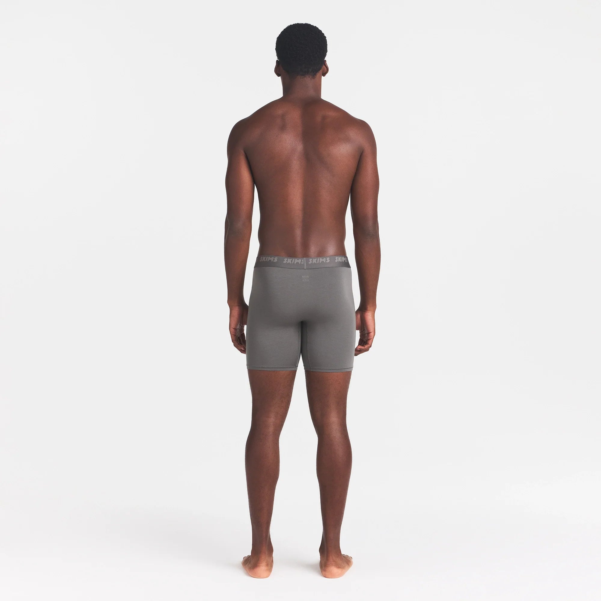 SKIMS STRETCH MENS 5" BOXER BRIEF | GUNMETAL