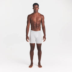 SKIMS STRETCH MENS 5" BOXER BRIEF | LIGHT HEATHER GREY