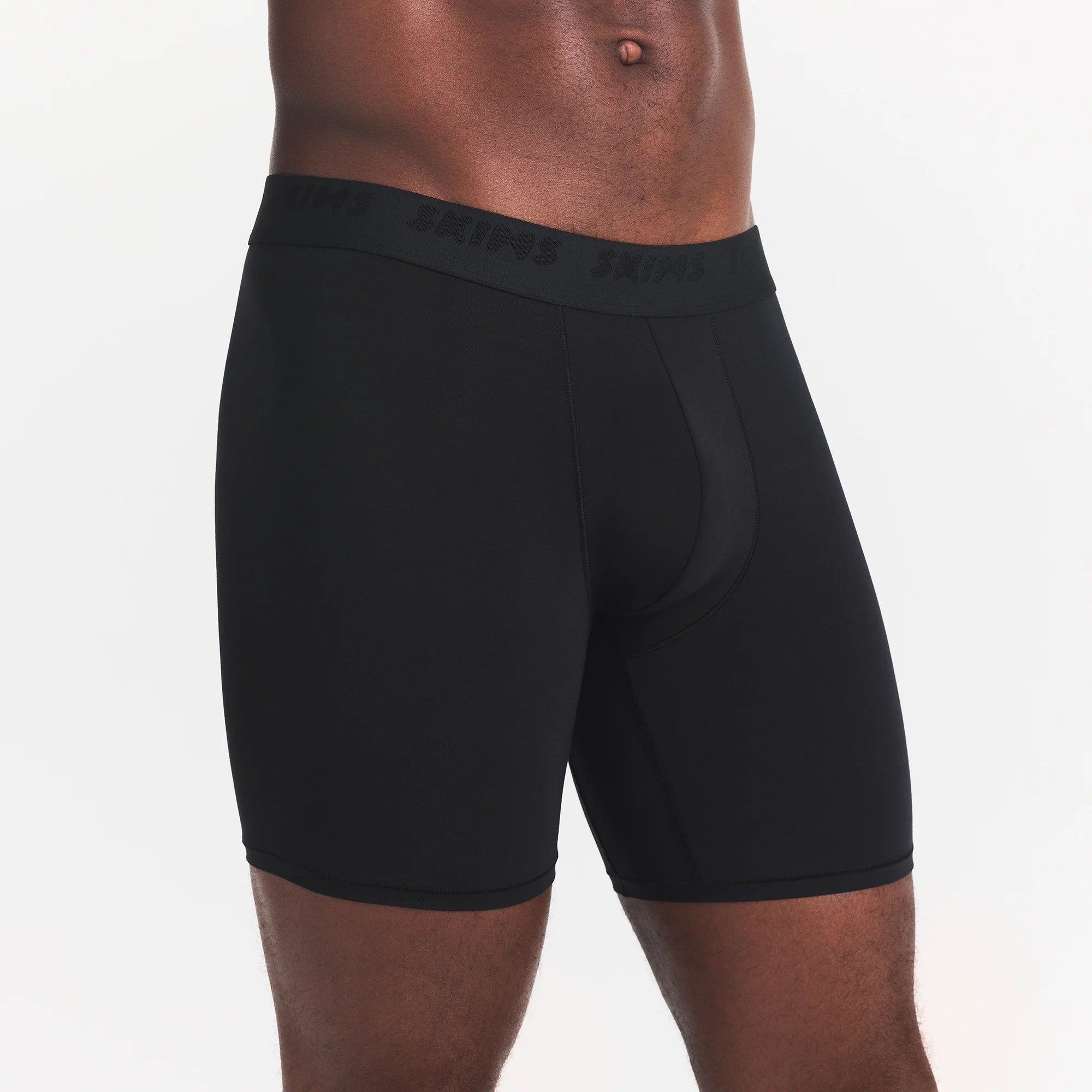 SKIMS STRETCH MENS 5" BOXER BRIEF | OBSIDIAN