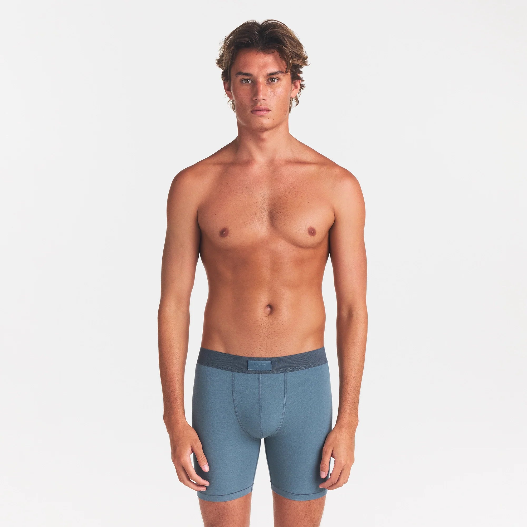 SKIMS COTTON MENS 5" BOXER BRIEF | KYANITE