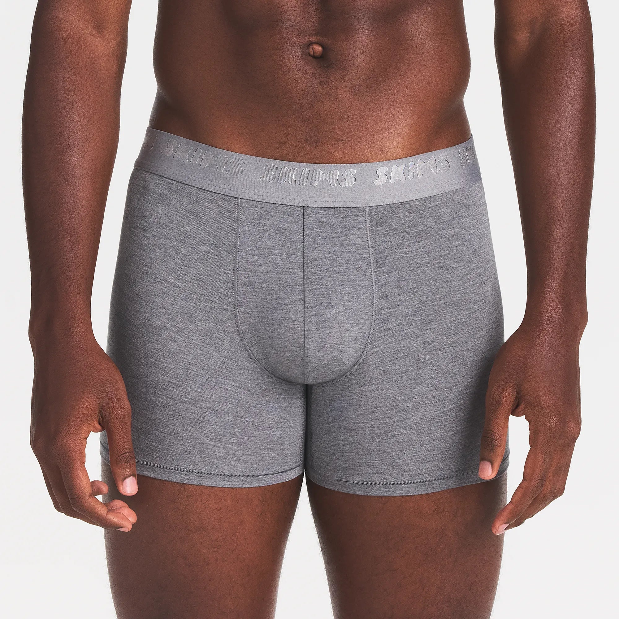 SKIMS STRETCH MENS 3" BOXER BRIEF 3-PACK | IRIS HEATHER MULTI