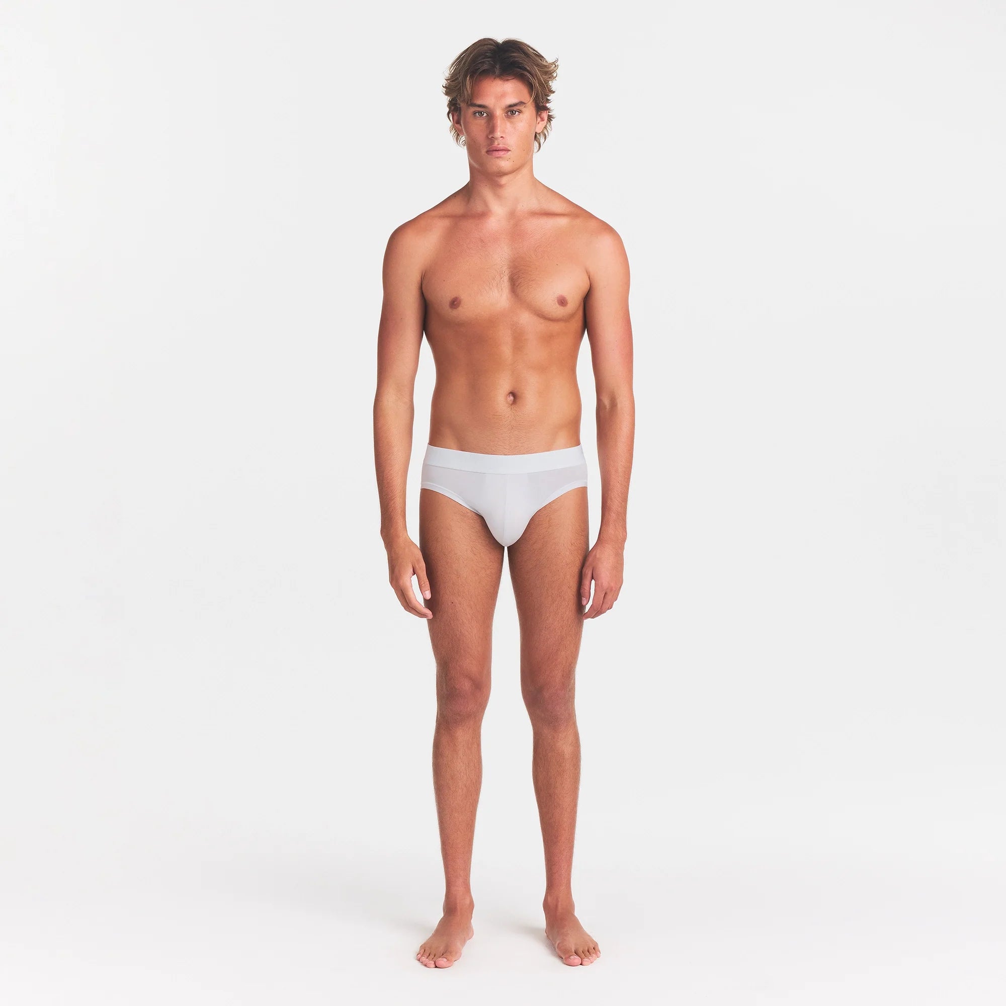 SKIMS STRETCH MENS BRIEF | CHALK