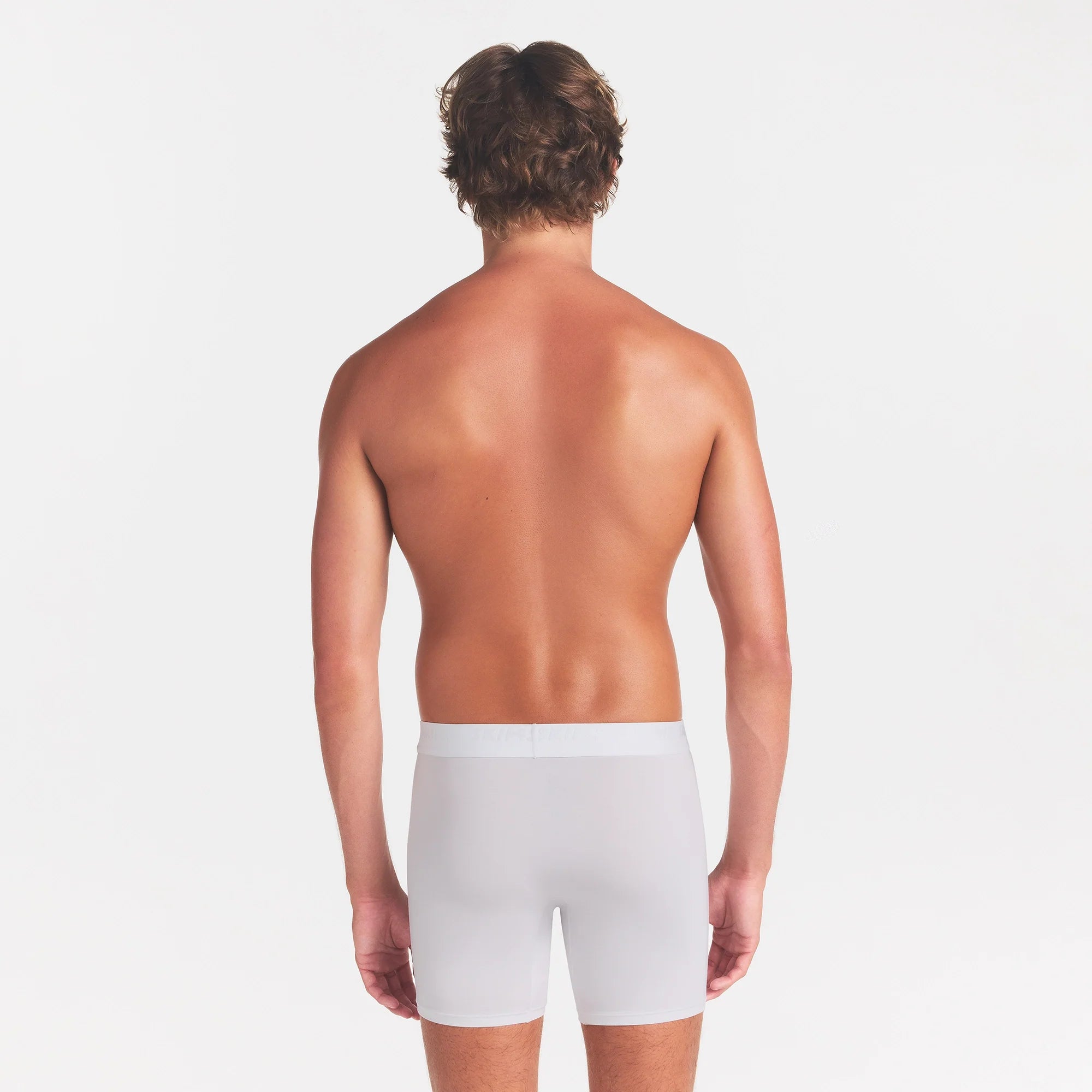 SKIMS STRETCH MENS 3" BOXER BRIEF | CHALK