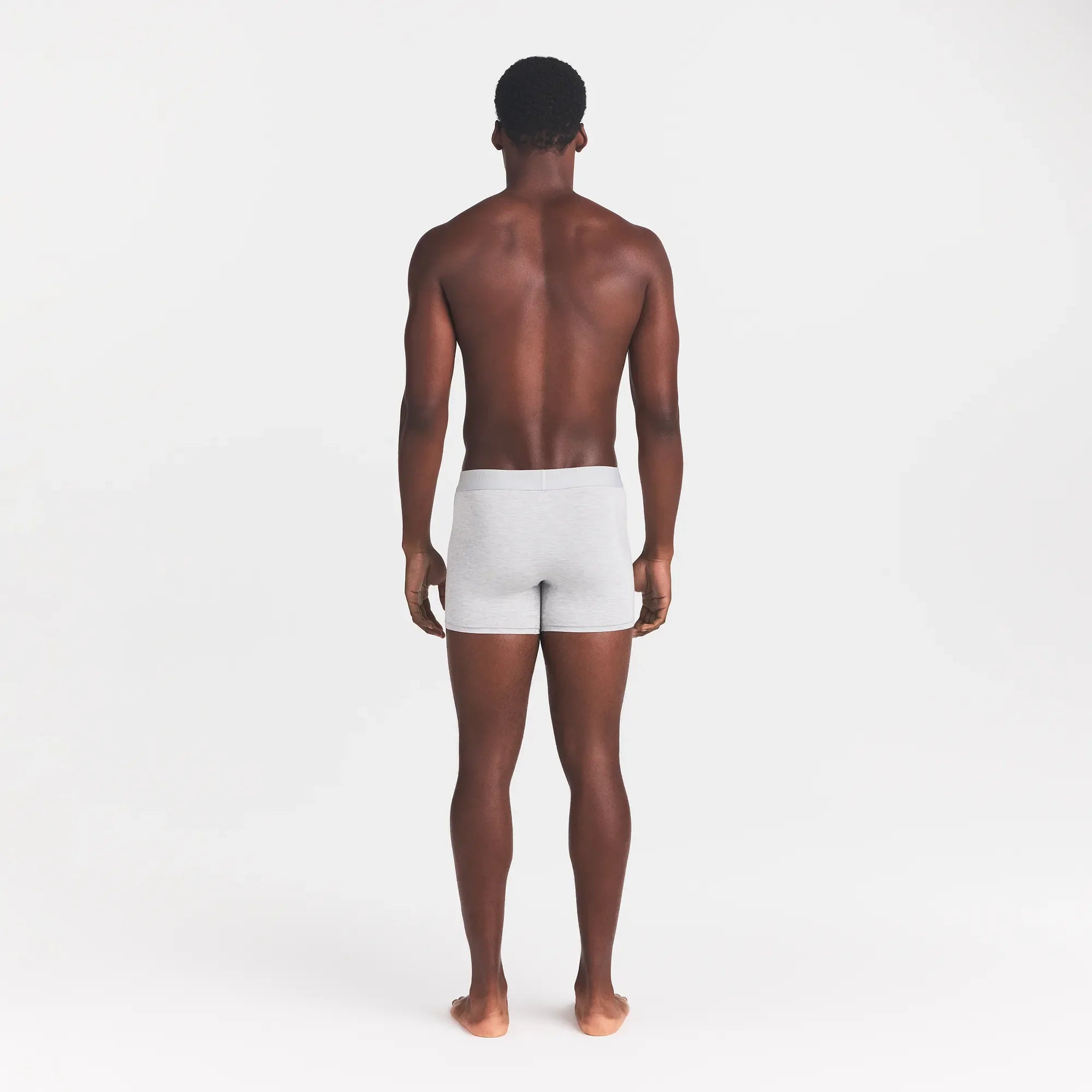 SKIMS STRETCH MENS 3" BOXER BRIEF | LIGHT HEATHER GREY