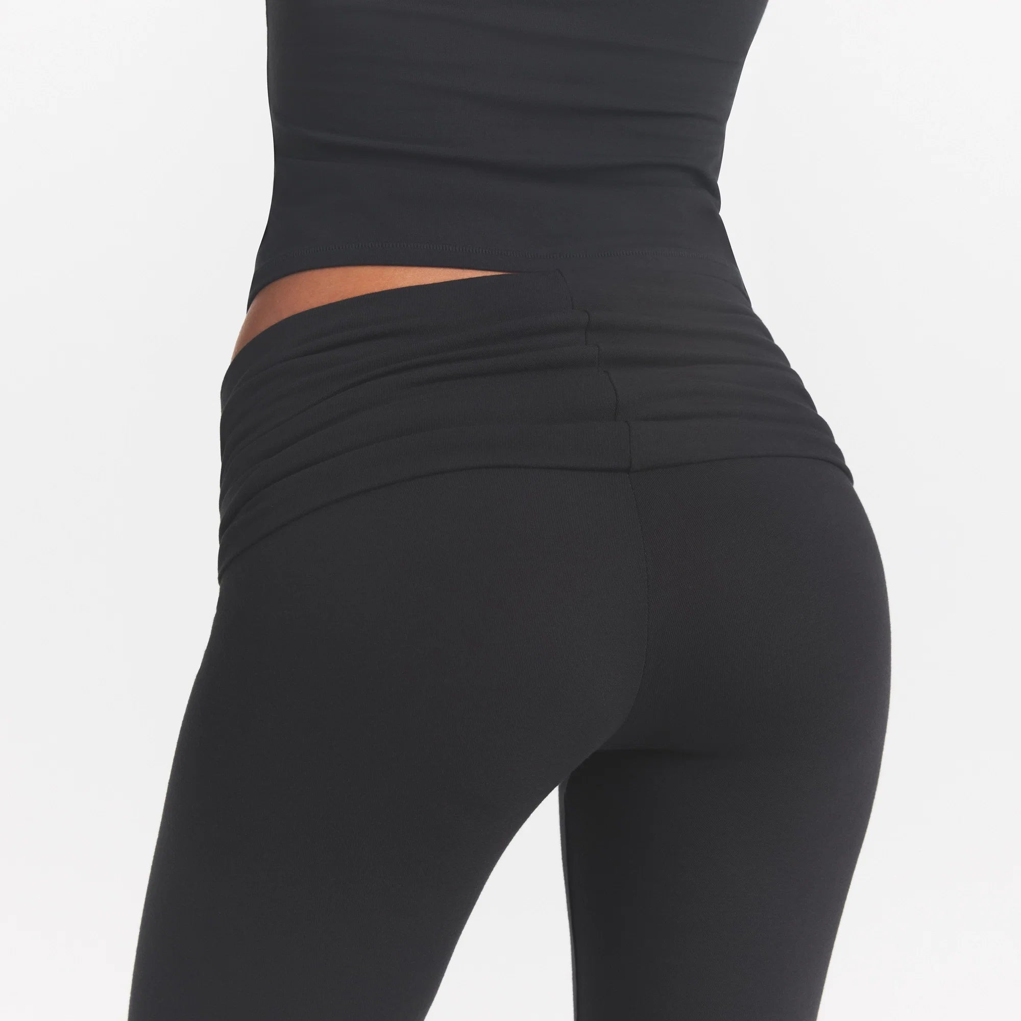COTTON JERSEY FOLDOVER CAPRI | SOOT