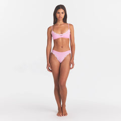FITS EVERYBODY LACE SCOOP BRALETTE | BUBBLE GUM TONAL