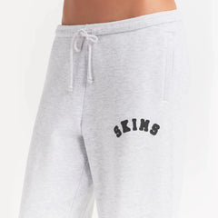 COTTON FLEECE LOGO CLASSIC JOGGER | LIGHT HEATHER GREY WITH ONYX LOGO