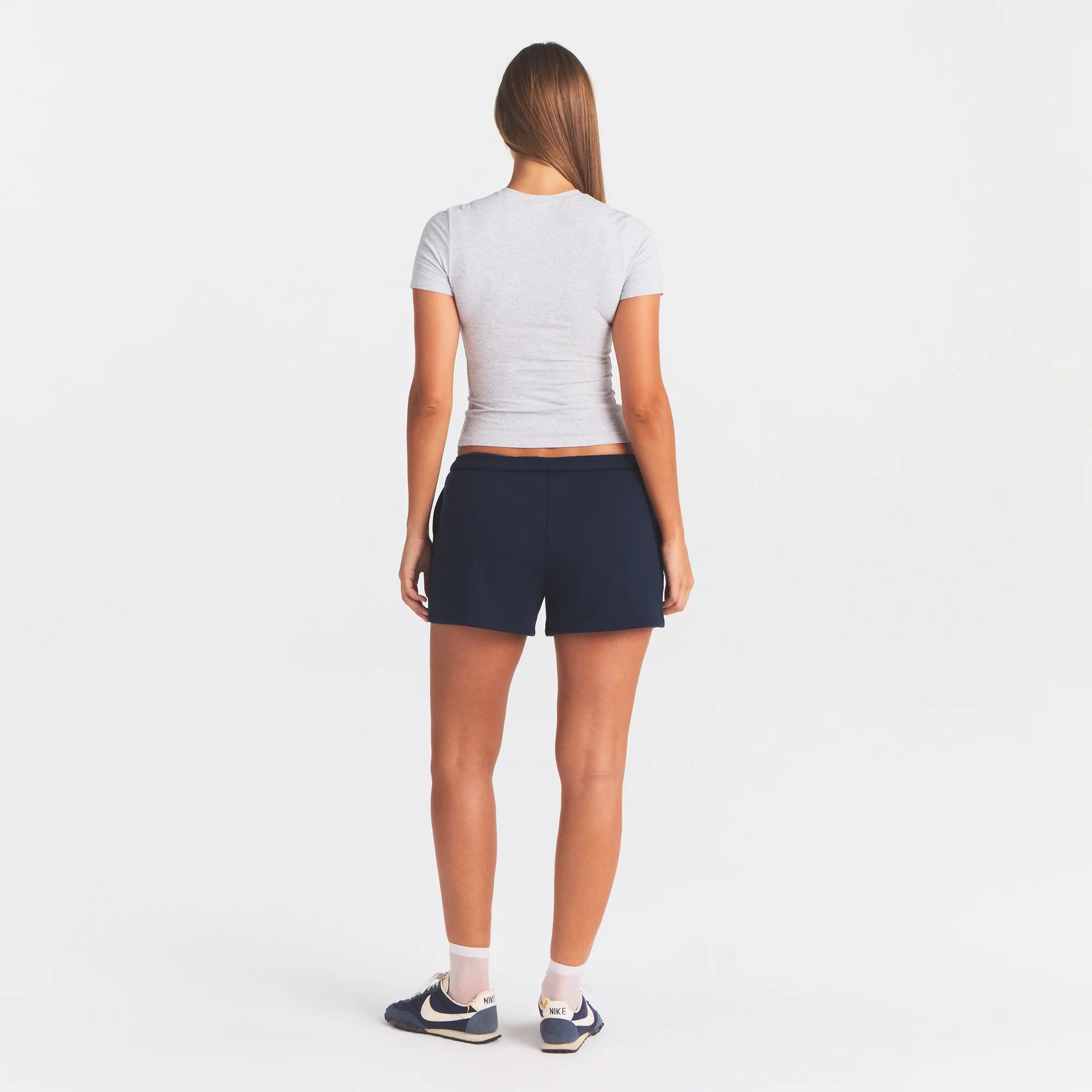 COTTON FLEECE CLASSIC SHORT | NAVY