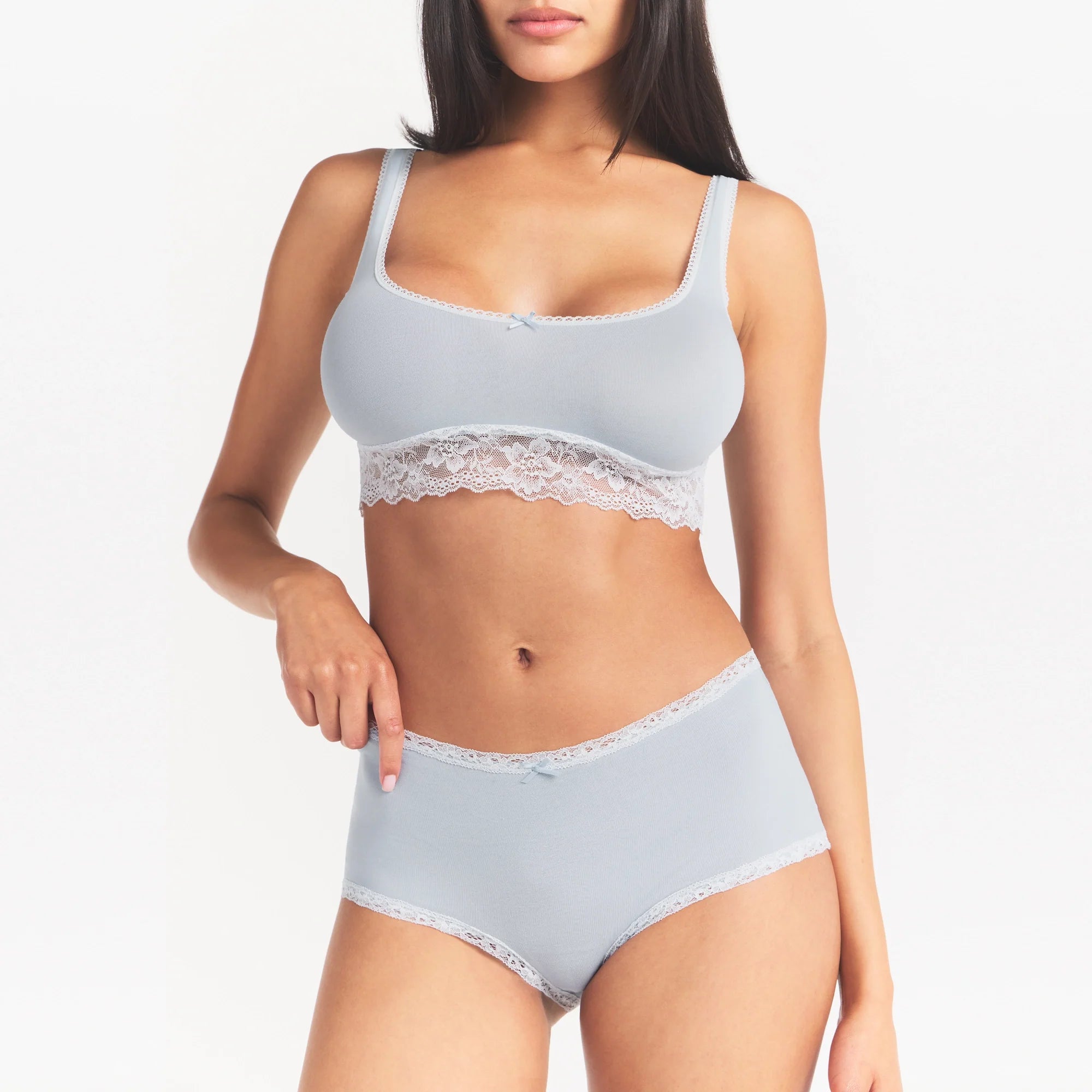 LIGHTWEIGHT COTTON LACE BOY SHORT | AIRSPACE