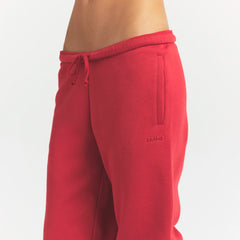 COTTON FLEECE CLASSIC JOGGER | WASHED RED