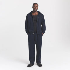 FLEECE LOUNGE MENS CLASSIC STRAIGHT LEG PANT | NAVY