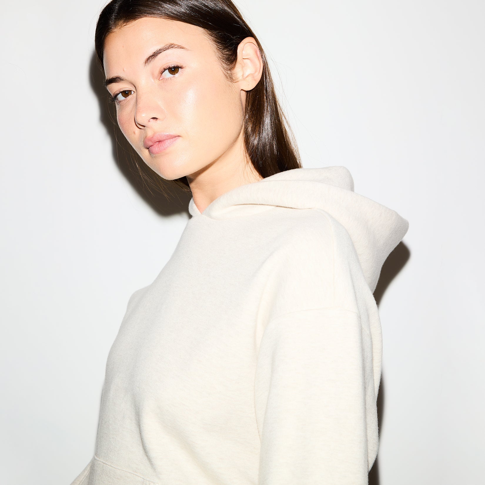 COTTON FLEECE CLASSIC HOODIE | OATMEAL HEATHER