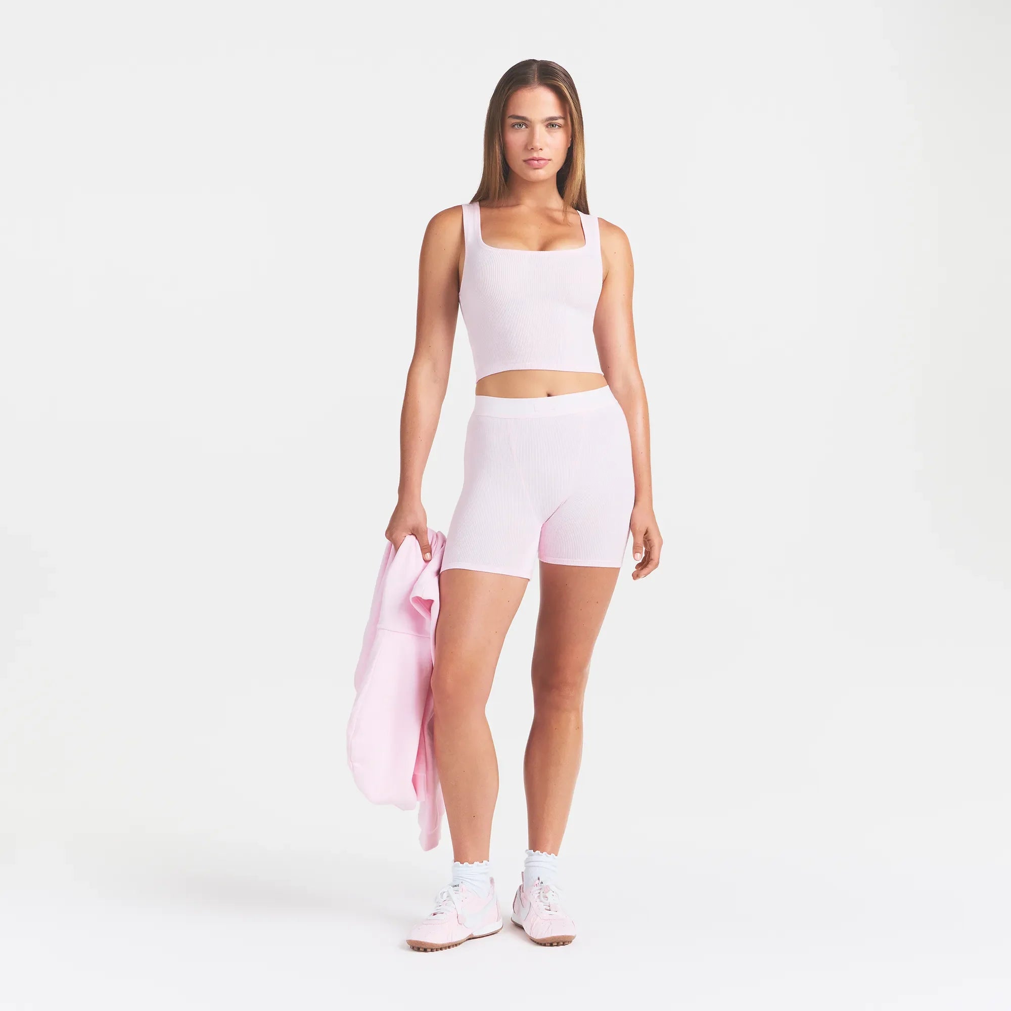 COTTON RIB BOXER | CHERRY BLOSSOM