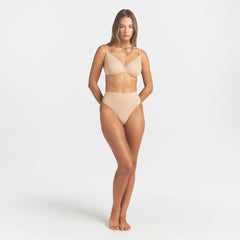 SMOOTHING INTIMATES HIGH-WAISTED THONG | CLAY