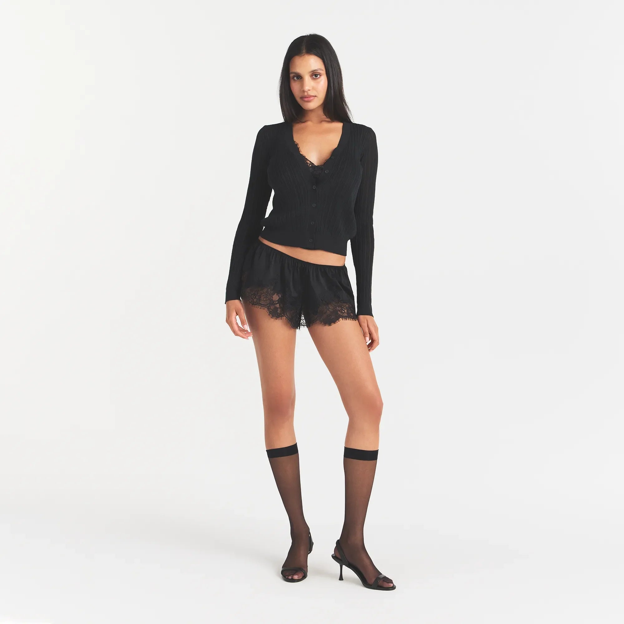 HOSIERY KNEE HIGH SOCK | ONYX