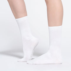RIBBED CREW SOCK | SNOW