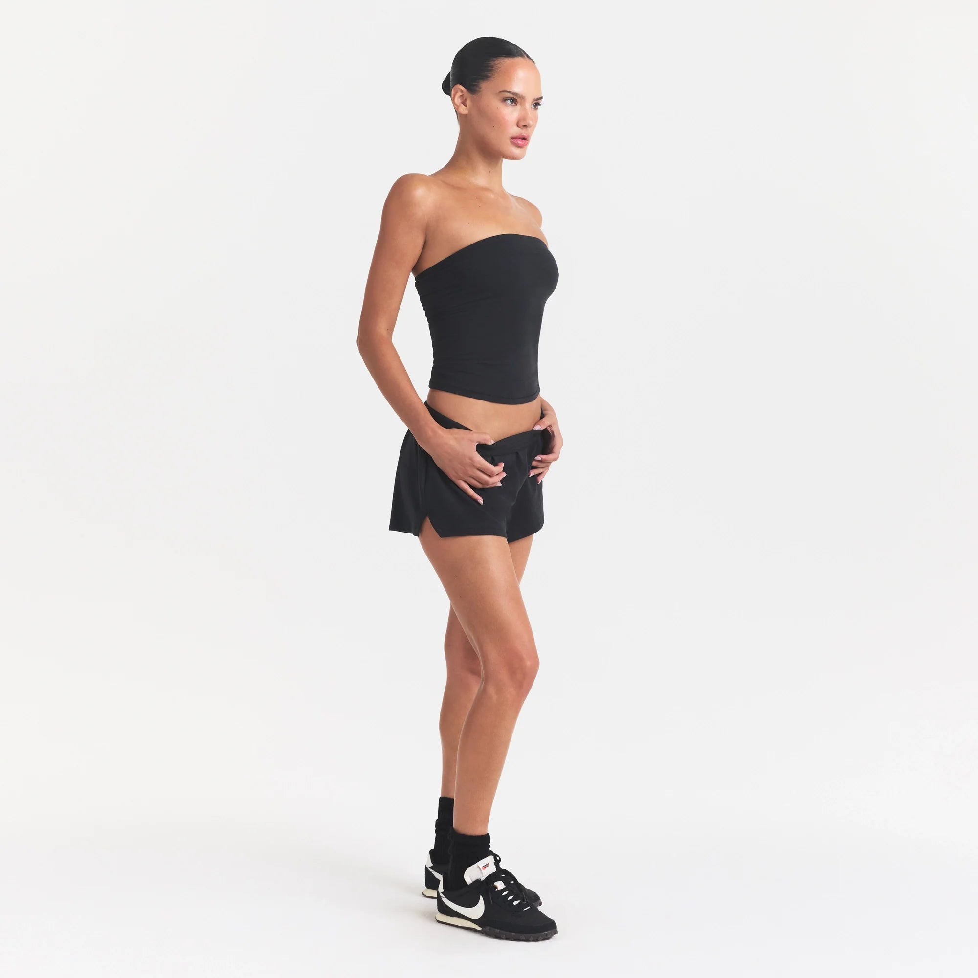COTTON JERSEY LOOSE SHORT | SOOT