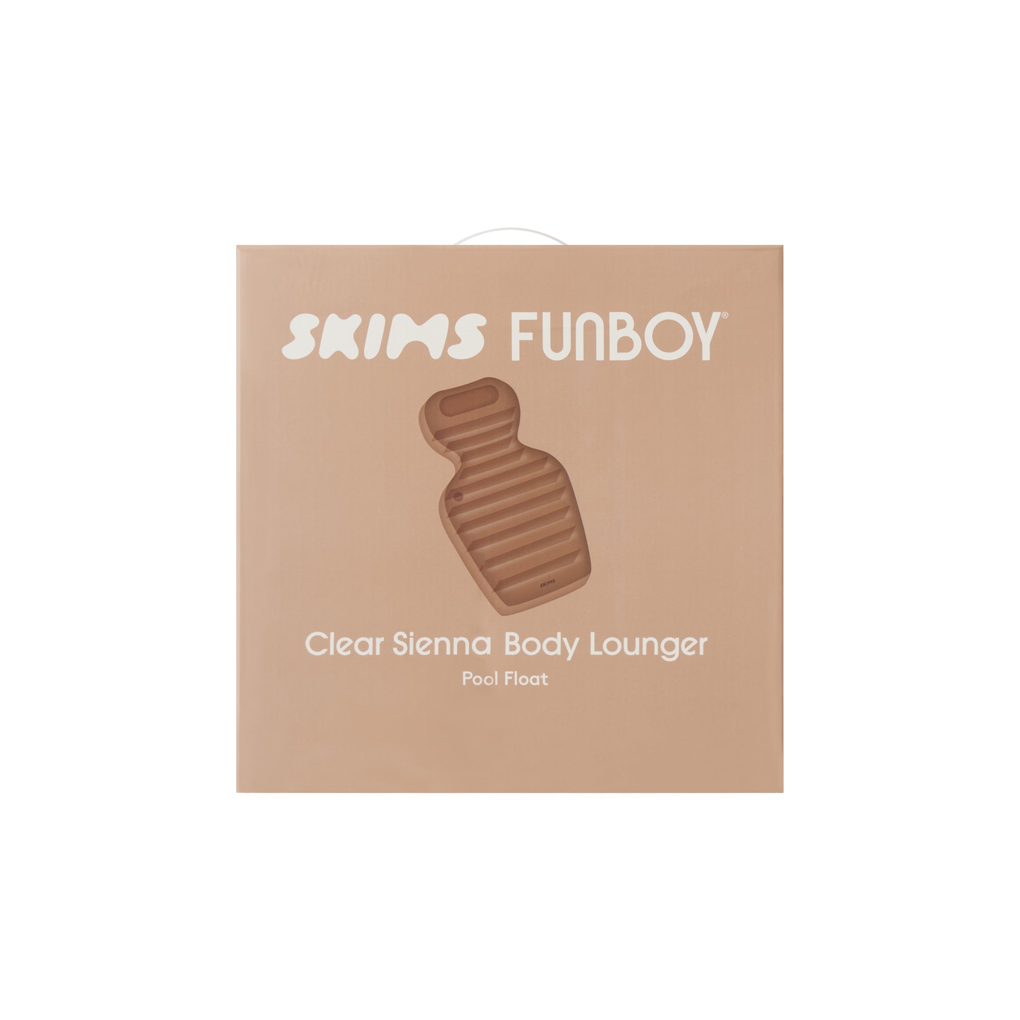 FUNBOY X SKIMS BODY LOUNGER POOL FLOAT | SIENNA