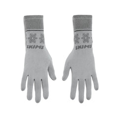 SKIMS FIRST LAYERS GLOVES | MIRROR WINTER FAIR ISLE