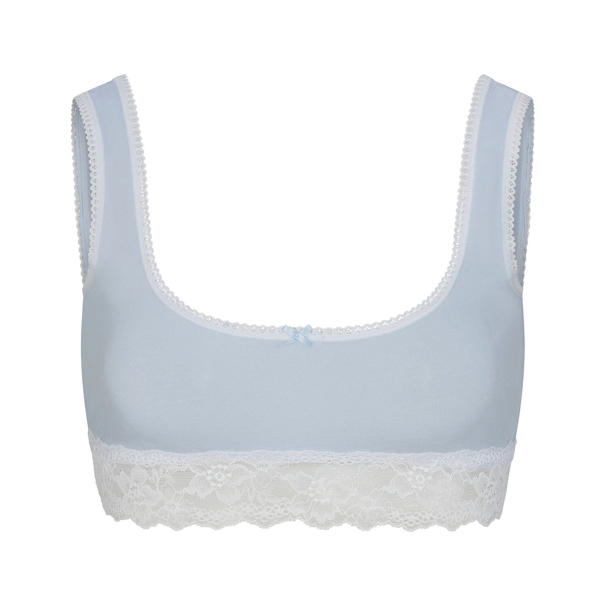 LIGHTWEIGHT COTTON LACE SCOOP BRALETTE | AIRSPACE